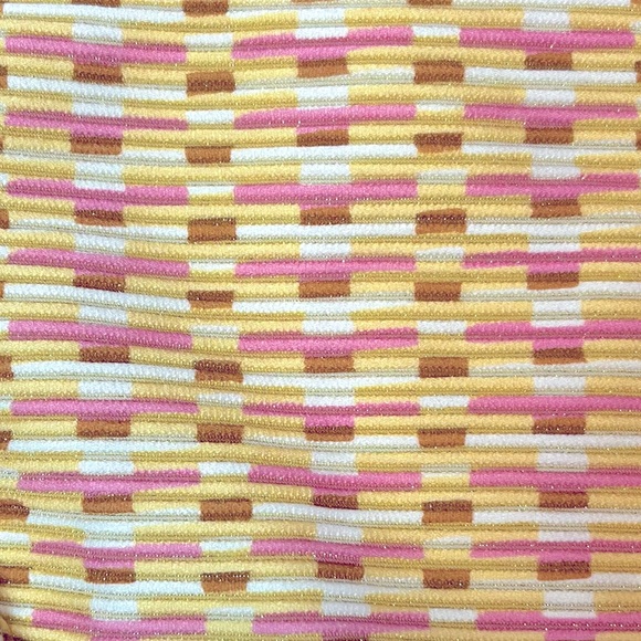 Kona Sol Lurex Shine Hipster Ribbed Texture Bikini Bottom Size L (12 - 14) New! - Picture 5 of 7